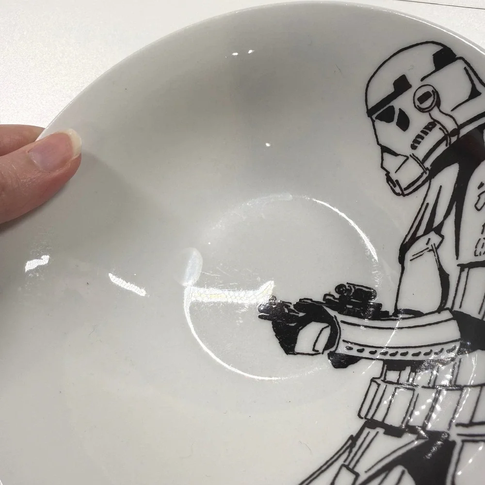 STAR WARS Zak Designs 6pc Plate Bowl Set Darth Vader Stormtrooper C-3PO Obi-Wan